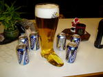 ... = boot o' beer